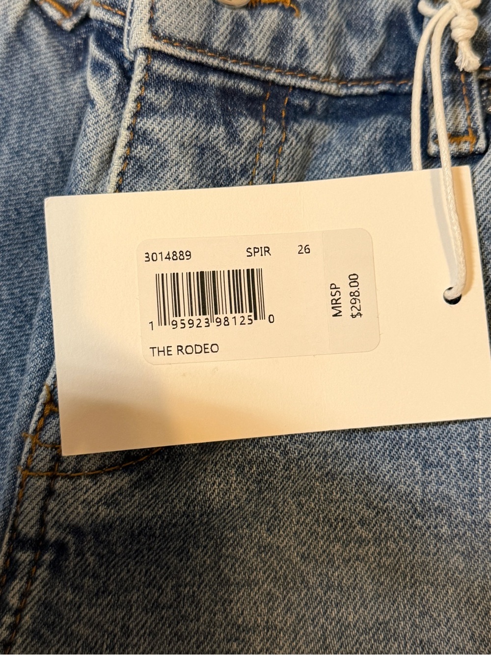 Frame - The Rodeo Jeans - Size 26 - Wide-Leg Bootcut - Light Wash 33” Inseam NWT - Picture 9 of 10